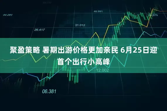 聚盈策略 暑期出游价格更加亲民 6月25日迎首个出行小高峰
